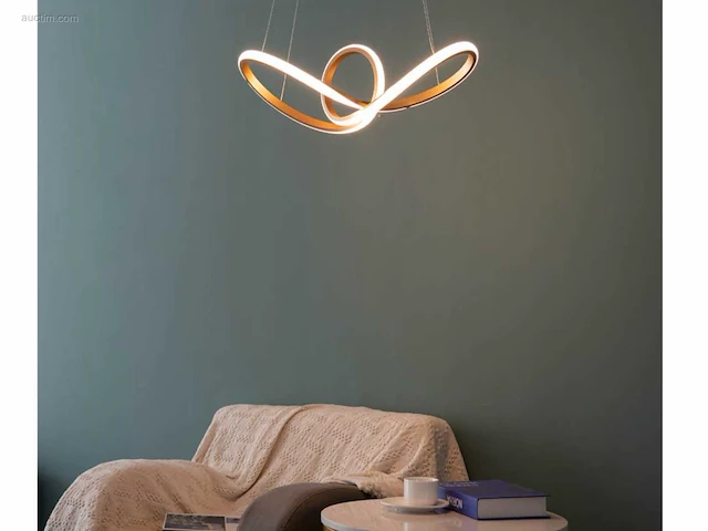1 x infinity 360 design hang lamp satijn - afbeelding 3 van  7