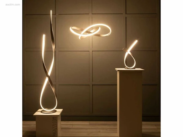 1 x infinity 360 design hang lamp satijn - afbeelding 7 van  7
