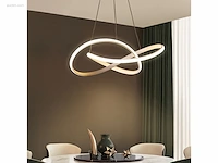 1 x infinity led design armatuur zilver