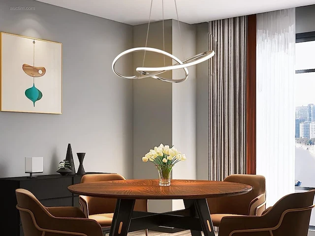 1 x infinity led design armatuur zilver - afbeelding 2 van  7
