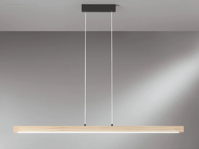 1 x intec led houten design pendel armatuur - afbeelding 5 van  6
