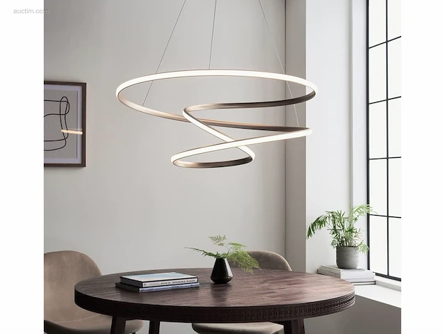 1 x kyoto 360 design armatuur satijn goud - afbeelding 1 van  8