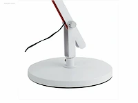 1 x lad italiaanse led design bureaulamp wit - afbeelding 2 van  8