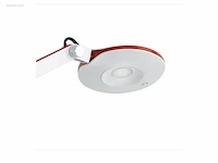 1 x lad italiaanse led design bureaulamp wit - afbeelding 3 van  8
