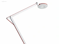 1 x lad italiaanse led design bureaulamp wit - afbeelding 6 van  8