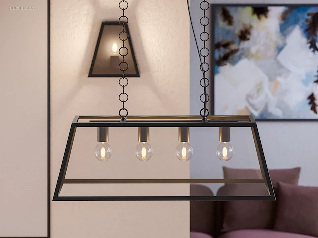 1 x lexington ambiente stalen hanglamp - afbeelding 5 van  10