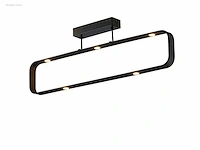 1 x luce ambiente design led moka plafond lamp - afbeelding 4 van  7