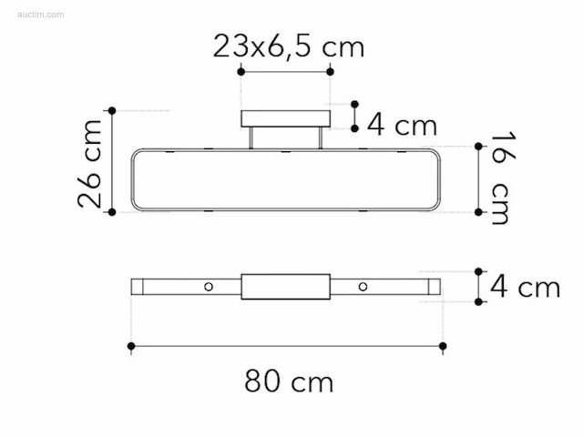 1 x luce ambiente design led moka plafond lamp - afbeelding 5 van  7