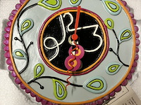 1 x mooncake klok, loopt op batterijen niet meegeleverd - afbeelding 6 van  9