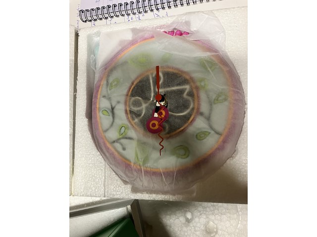 1 x mooncake klok, loopt op batterijen niet meegeleverd - afbeelding 9 van  9