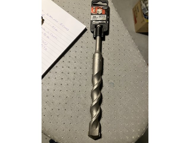 1 x piranha betonboor sds plus 20mm x 210mm x54087 - afbeelding 3 van  3