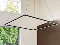 1 x quattro square 80x80 cm hang lamp zwart - afbeelding 10 van  12