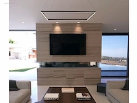 1 x quattro square 80x80 cm hang lamp zwart - afbeelding 10 van  10