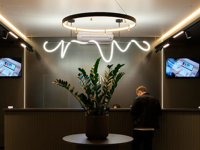 1 x ropu 120 led design armatuur goud - afbeelding 5 van  7