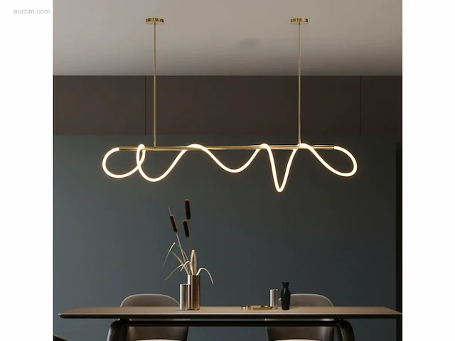 1 x ropu 120 led design armatuur goud - afbeelding 7 van  7