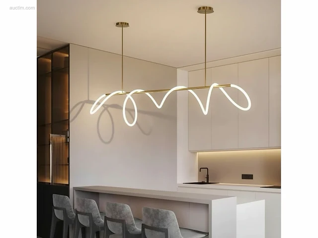 1 x ropu 120 led design armatuur goud - afbeelding 3 van  6