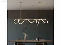 1 x ropu 120 led design armatuur goud - afbeelding 4 van  6