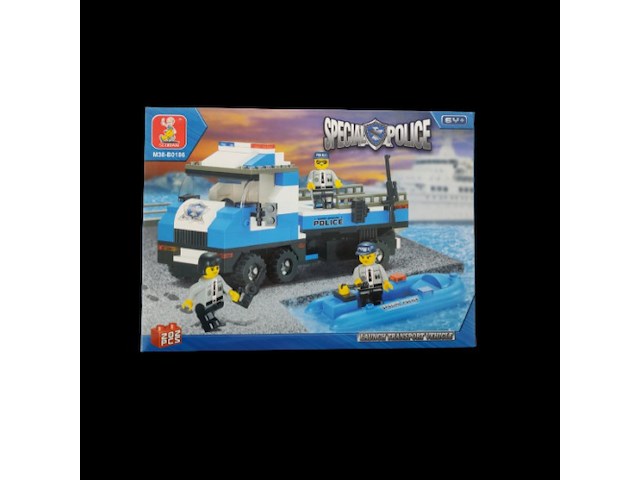 1 x sluban special police launch transport vehicle b0186 - afbeelding 3 van  3