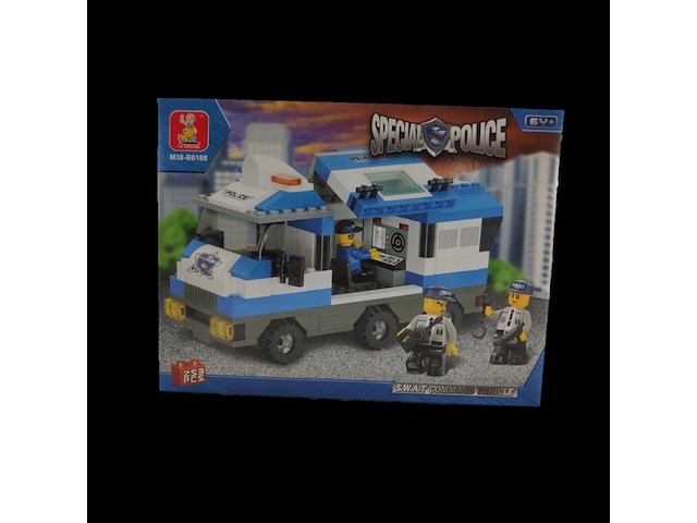 1 x sluban special police swat command vehicle b0188 - afbeelding 2 van  3