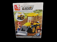 1 x sluban town construction/kleine bulldozer b0377d - afbeelding 3 van  3