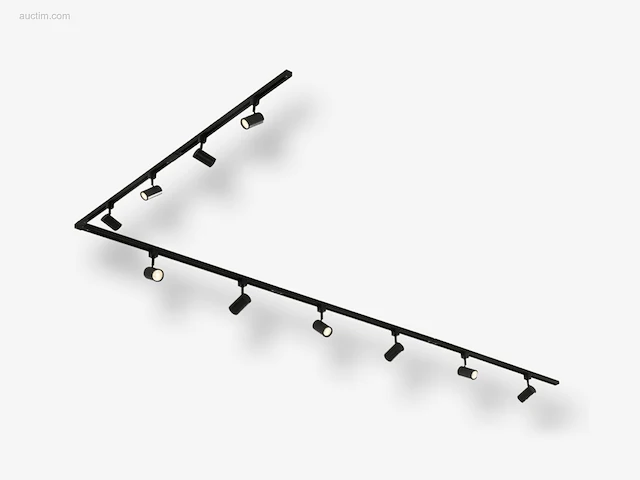 1 x spanningsrail 600 cm inclusief 20 spots... - afbeelding 1 van  10