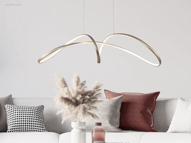 1 x tenshi 360 led zilver design armatuur - afbeelding 1 van  7