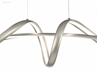 1 x tenshi 360 led zilver design armatuur - afbeelding 4 van  7
