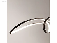 1 x tenshi 360 led zwart design armatuur - afbeelding 5 van  6