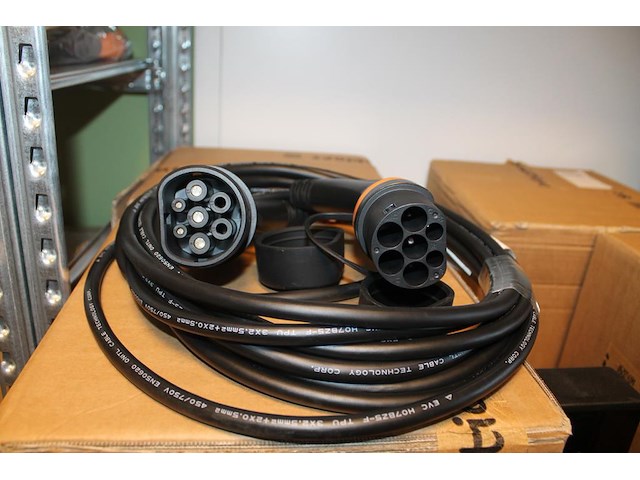 10 autolaadkabels / koppelkabels type 2. 8m 3x2,5 mm2. - afbeelding 5 van  5
