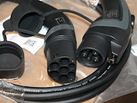 10 autolaadkabels / koppelkabels typer1 - type 2. 4m 3x2,5 mm2. - afbeelding 2 van  3