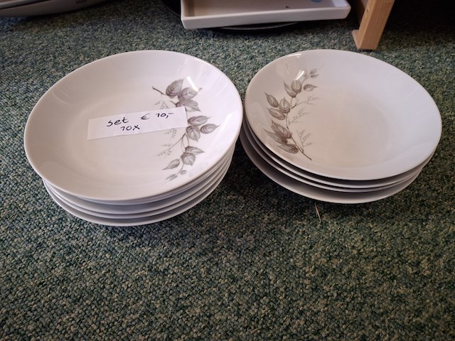 10 borden diameter 21 cm - afbeelding 3 van  3