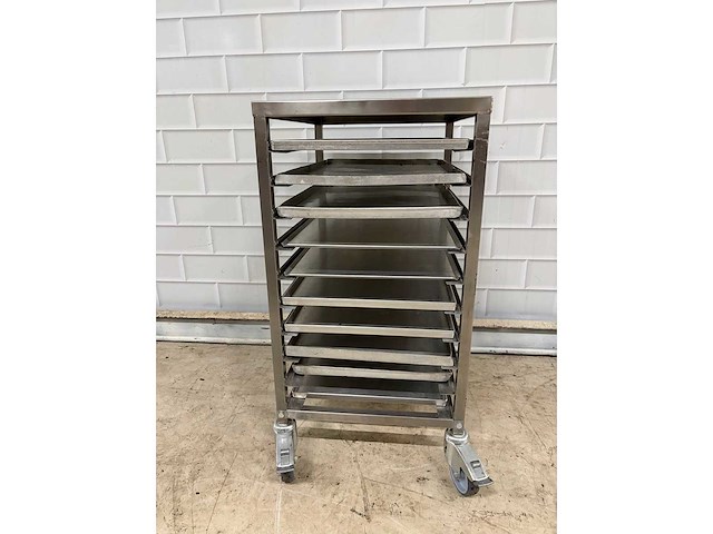 10 delige - rvs - patisseriewagen - afbeelding 2 van  3