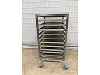 10 delige - rvs - patisseriewagen - afbeelding 2 van  3