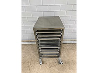 10 delige - rvs - patisseriewagen - afbeelding 3 van  3