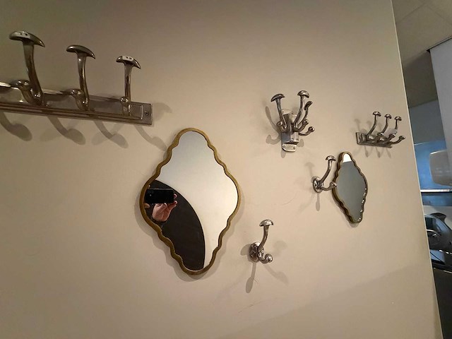 10-delige decoratie kapstok/spiegel set - afbeelding 4 van  7