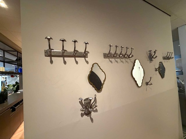 10-delige decoratie kapstok/spiegel set - afbeelding 5 van  7