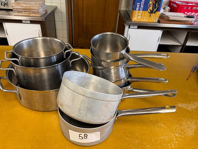 10-delige (rvs) pannenset - afbeelding 2 van  4
