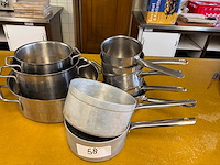 10-delige (rvs) pannenset - afbeelding 2 van  4