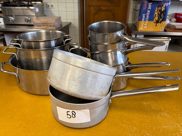10-delige (rvs) pannenset - afbeelding 3 van  4