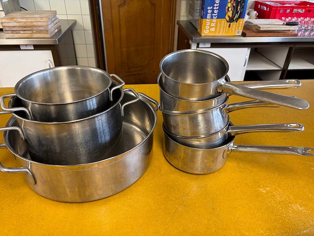 10-delige (rvs) pannenset - afbeelding 4 van  4