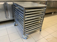 10-delige rvs patisserie wagen - afbeelding 3 van  3