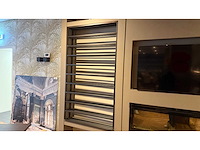 10-delige stalen design wijnrek - afbeelding 1 van  4