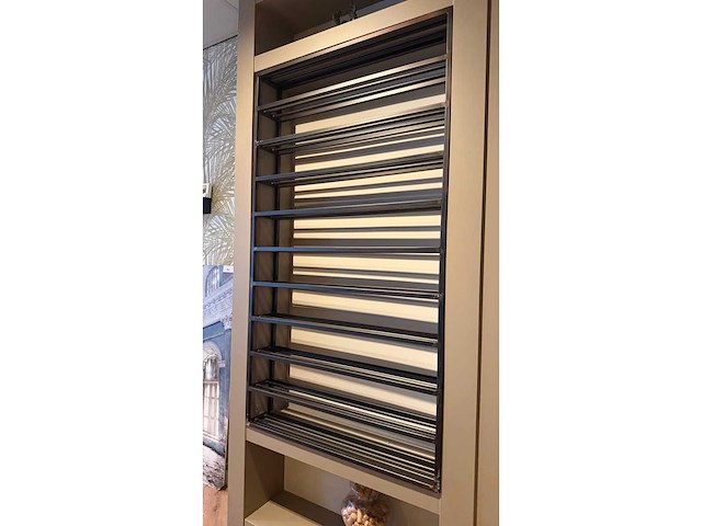 10-delige stalen design wijnrek - afbeelding 2 van  4