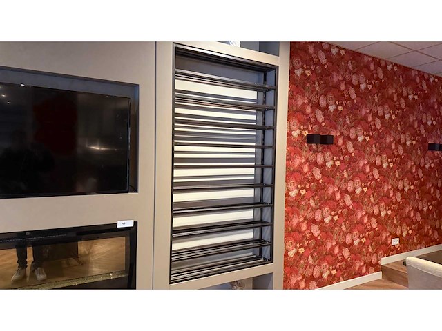 10-delige stalen design wijnrek - afbeelding 1 van  4