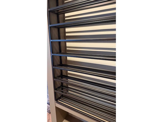 10-delige stalen design wijnrek - afbeelding 2 van  4