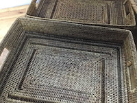 10 diverse rieten manden - afbeelding 5 van  8