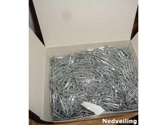 10 doosjes met 2000 paperclips 26mm verzinkt - afbeelding 2 van  3