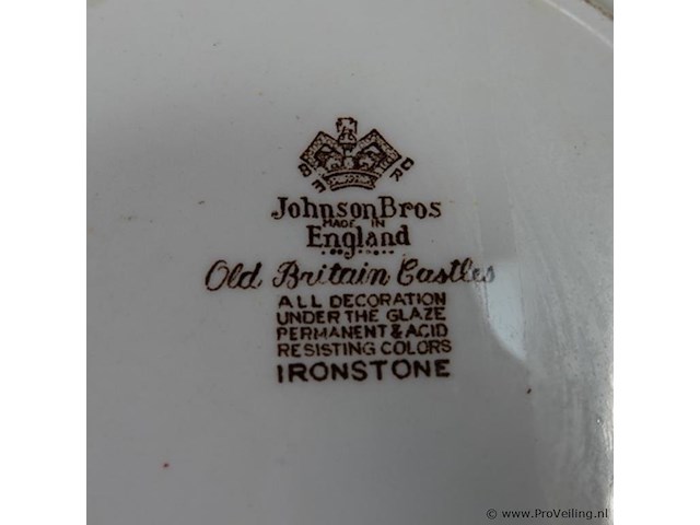 10 johnson bros borden - afbeelding 4 van  4