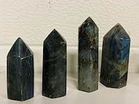 10 labradoriet obelisk 6-zijdig - afbeelding 2 van  5