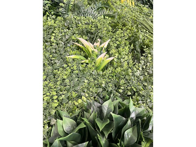 10 m² evergreen - kunstgroen wandbekleding - ongebruikt - afbeelding 2 van  5